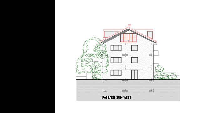 Ausbau Dachgeschoss Mehrfamilienhaus