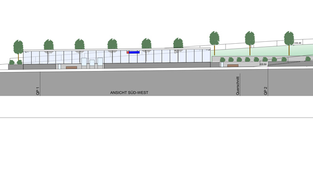 Neubau Haltestelle BDWM Wohlen - Oberdorf