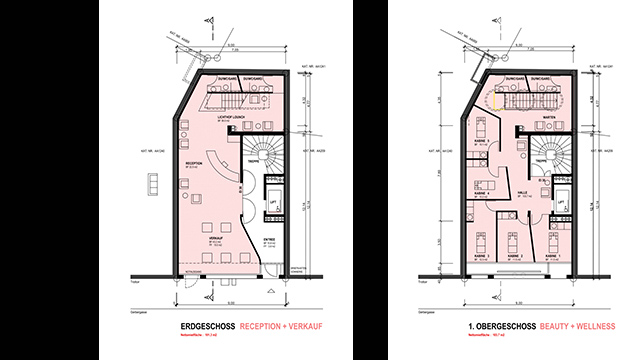 Projekt Ausbau Wellness Skin Spa Gerbergasse