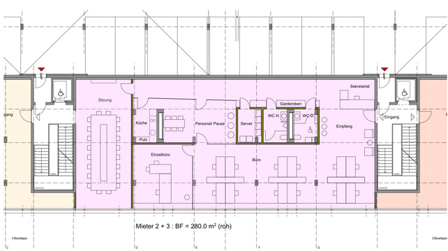 Projektstudium Mieterausbau Liegenschaft Zürich