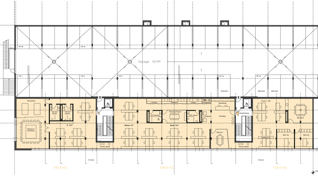 Projektstudium Mieterausbau Liegenschaft Zürich